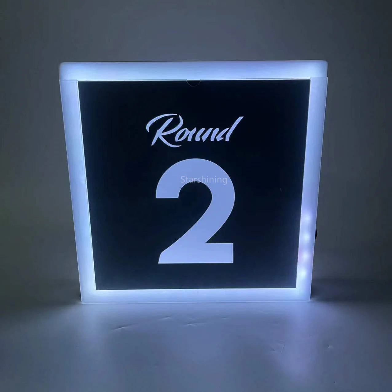 Customized interchangeable rechargeable VIP glorifier led letters message board sign for nightclub lounge