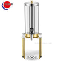 Hotel Restaurant Equipment Commercial Clear Juicer Dispenser Cold Beverage Silver Dispenser Juice 3L Gold Drink Dispenser