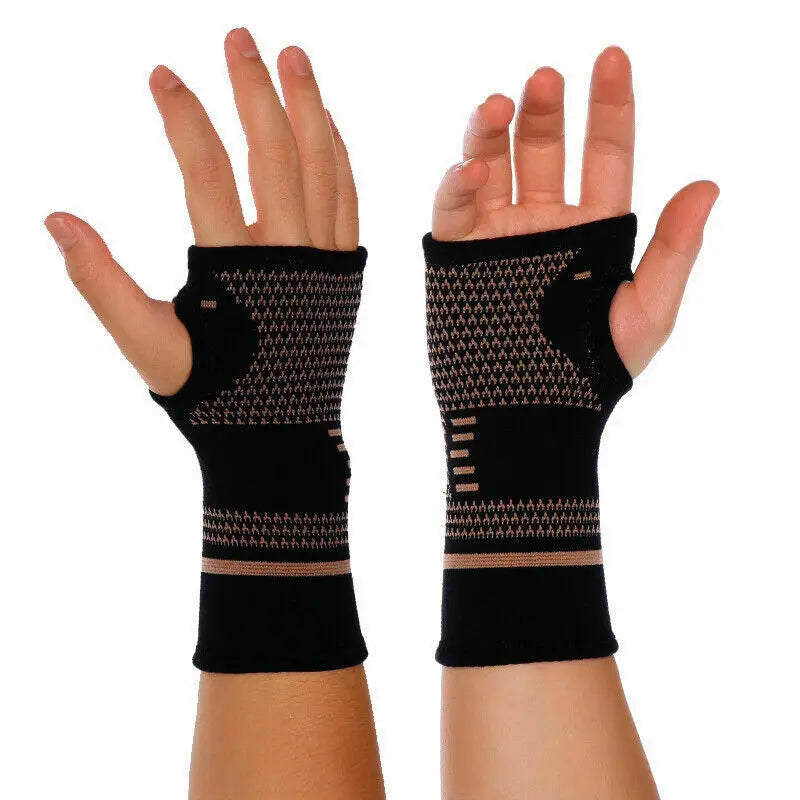 NEW Compression Gloves Sports Wrist Arthritis Gloves Elastic Palm Brace Sleeve Fitness Wrist Support Wristband