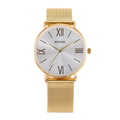 Wholesale Ladies Classic Quartz Wrist Watch Custom OEM Bling Mesh Gold Finish Low MOQ Waterproof Simple Style Crystal New China