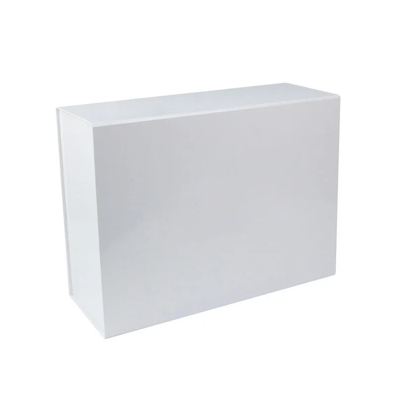 Free Sample Customized Luxury Magnetic Waterproof Portable Embossing Custom Logo White Cardboard Gift Box Sponge Matt Lamination