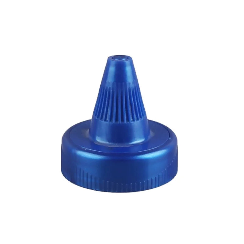 Wholesale 38/400 Plastic Non Spill Screw Cap with Pointed Mouth Squeeze Bottle Nozzle