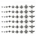 80pcs Charms Bee Tibetan Silver Plated Bronze Pendants Antique Earrings Jewelry Making DIY Handmade Craft Jewelry Pendant