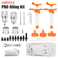 LEBYCLE Bike Aluminum Alloy Bleed Kit Bicycle Hydraulic Brake Oil Injecting Tool Cycling Brake Mineral Dot Oil for Shimano