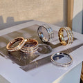 Trendy Minimalist Jewelry Wedding Ring Couple Engagement Titanium Stainless Steel Rings