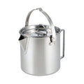 STARCAMP 430 Stainless Steel Portable Cookware Set Lightweight Outdoor Picnic Cooker Camping Kettle Tea Pot Coffee Pot Frying
