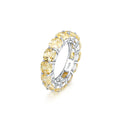 New 925 Silver Cubic Zirconia Ring High Carbon Diamond Ring for Women