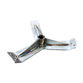 Custom Stainless Steel Laser Cut TIG Welded Y Shaped Heavy Duty Reinforced Tri Star Spider Support Bracket Assembly for