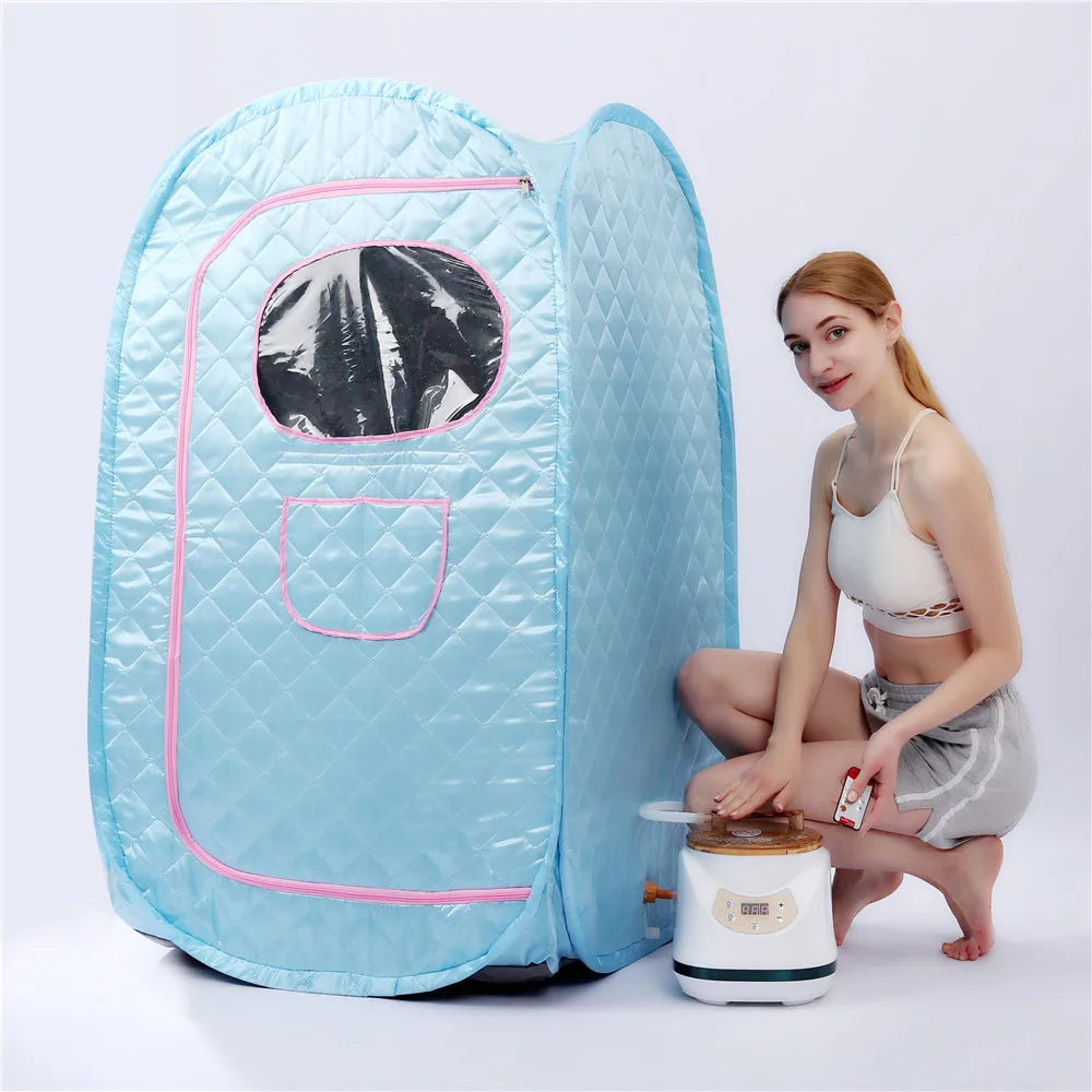 Modern Portable 1500W 3.0L Electric Steam Sauna Generator 304 Stainless Steel Acrylic Fold Cabin Transom Windows 110V-240V
