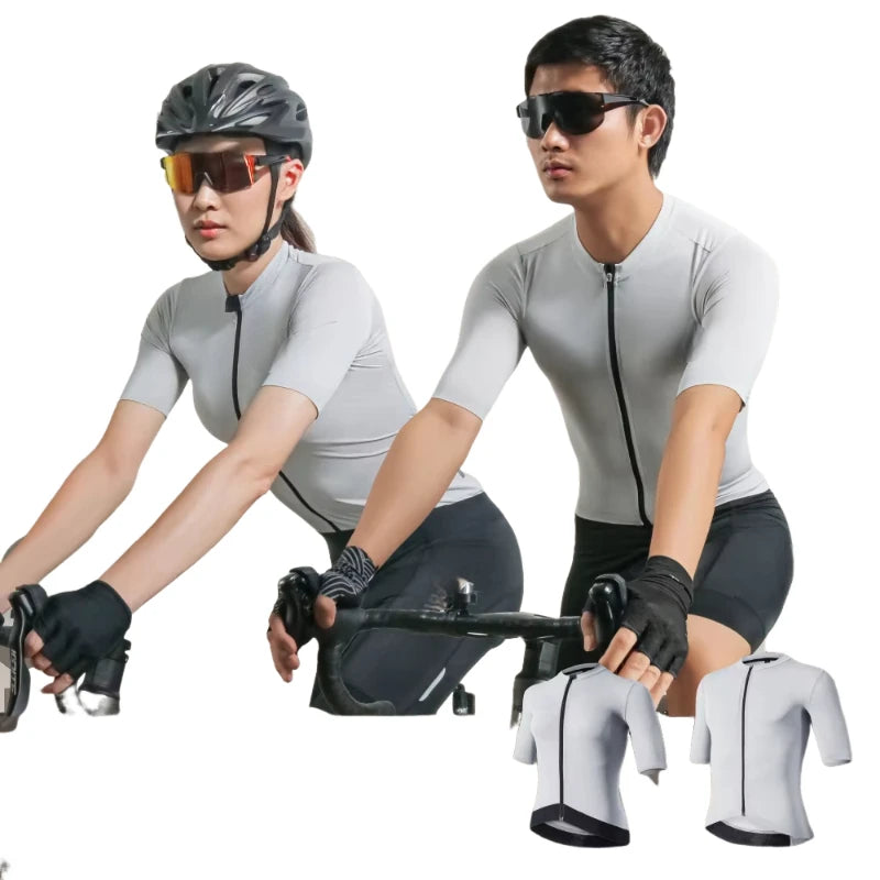 Outdoor Road Bike Cycling Breathable Quick Dry Wear Men's and Women's Tops Spring&Summer Sportswear