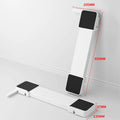 074-A104 Single Layer Padded Non Slip Rubber Mount Shock Absorbing Organizer and Standing Type Laundry Shelf