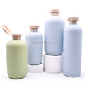 Eco-Friendly 300ml-500ml Biodegradable Wheat Straw PET Plastic Pump Pump Shampoo Bottle for Skin Care Serum Packaging Lotion Use