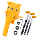 Woodworking Plastic Pocket Hole Jigging Tool Hand Jigger with Drill Set in Hard Case OEM Customizable