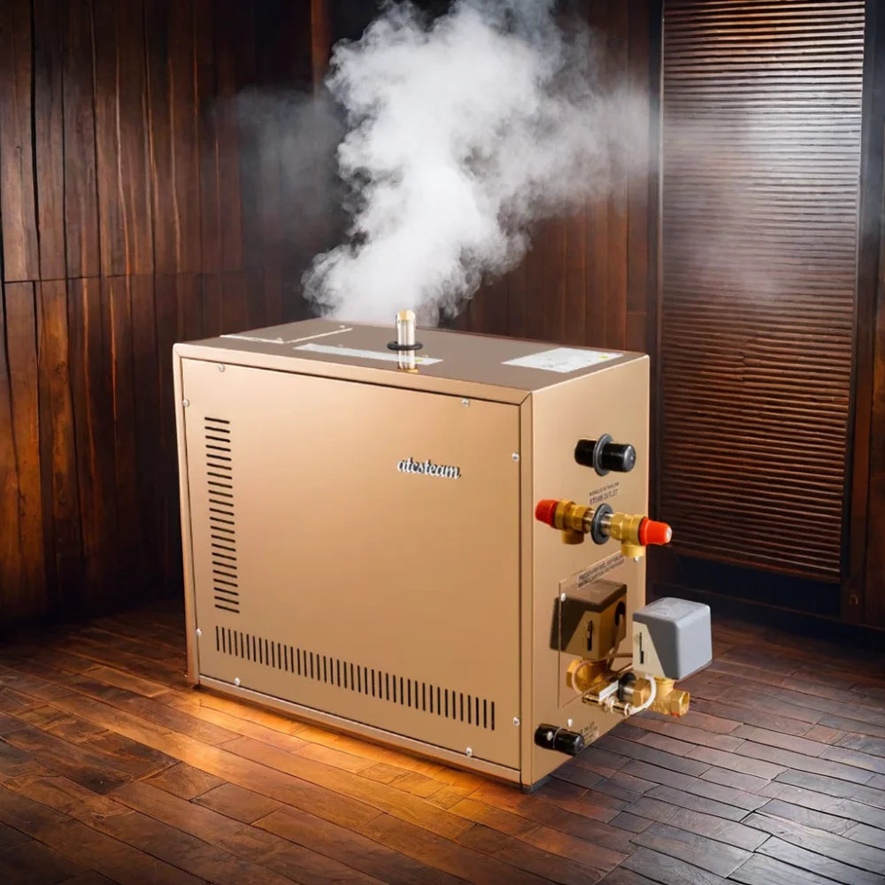 12KW Big Size Stainless Steel Modern Design Sauna Steam Generator for Wet Steam Rooms and Hotel Use