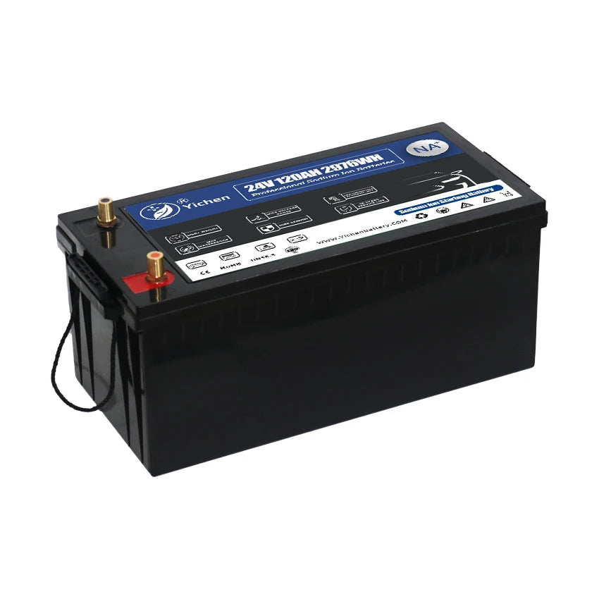 New YICHENLFP Sodium Ion Battery 24V 100Ah YCST-NA24120S for Energy Storage or Truck Starter with High CCA