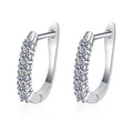 Elegant and Luxurious S925 Silver Moissanite Earrings