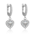 Luxury Fashion 925 Sterling Silver Rhodium Plating Ladies Earrings Designs Pictures