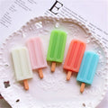 Simulation Food and Ice Cream Diy Resin Jewelry Accessories Refrigerator Sticker Accessories Popsicles