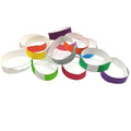 In Stock Wholesale 3/4" Cheap Waterproof Wristband Qr Custom logo Barcode Tyvek Wristbands Bracelets