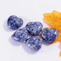 HZ Crystals Natural love Heart Shaped Stone Reiki Crystals Healing Stones Crystal Heart