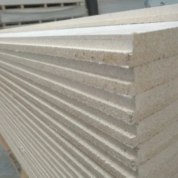 Factory Price Easy Cut Fireproof Waterproof Industrial Design Taper Edge MgO Boards Magnesium Oxide Board Warehouse Use Lifetime