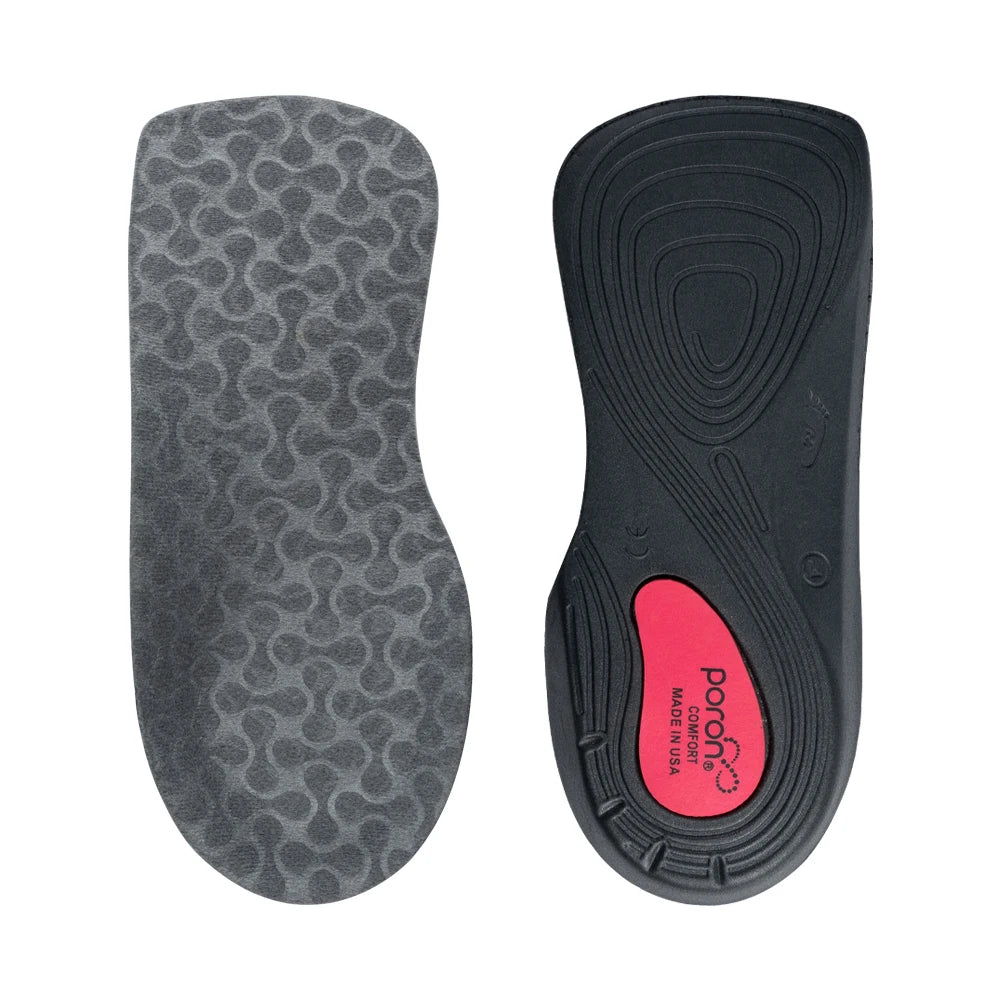New Design EVA Pain Relief Arch Support 3/4 Orthotic Insole Plantar Fasciitis Flat Foot Half Insole for Men and Women