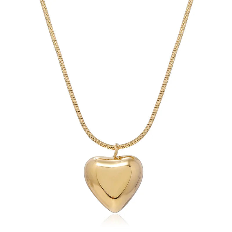 2025 New Heart Pendant Valentine's Day Titanium Steel 316L Stainless Steel Necklace for Women