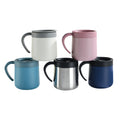 Logo Custom Coffee Mug With Screw Lid 300ml Double Walled 304 Stainless Steel Vacuum Car Cup Colors Water Bottle Outdoor Simple