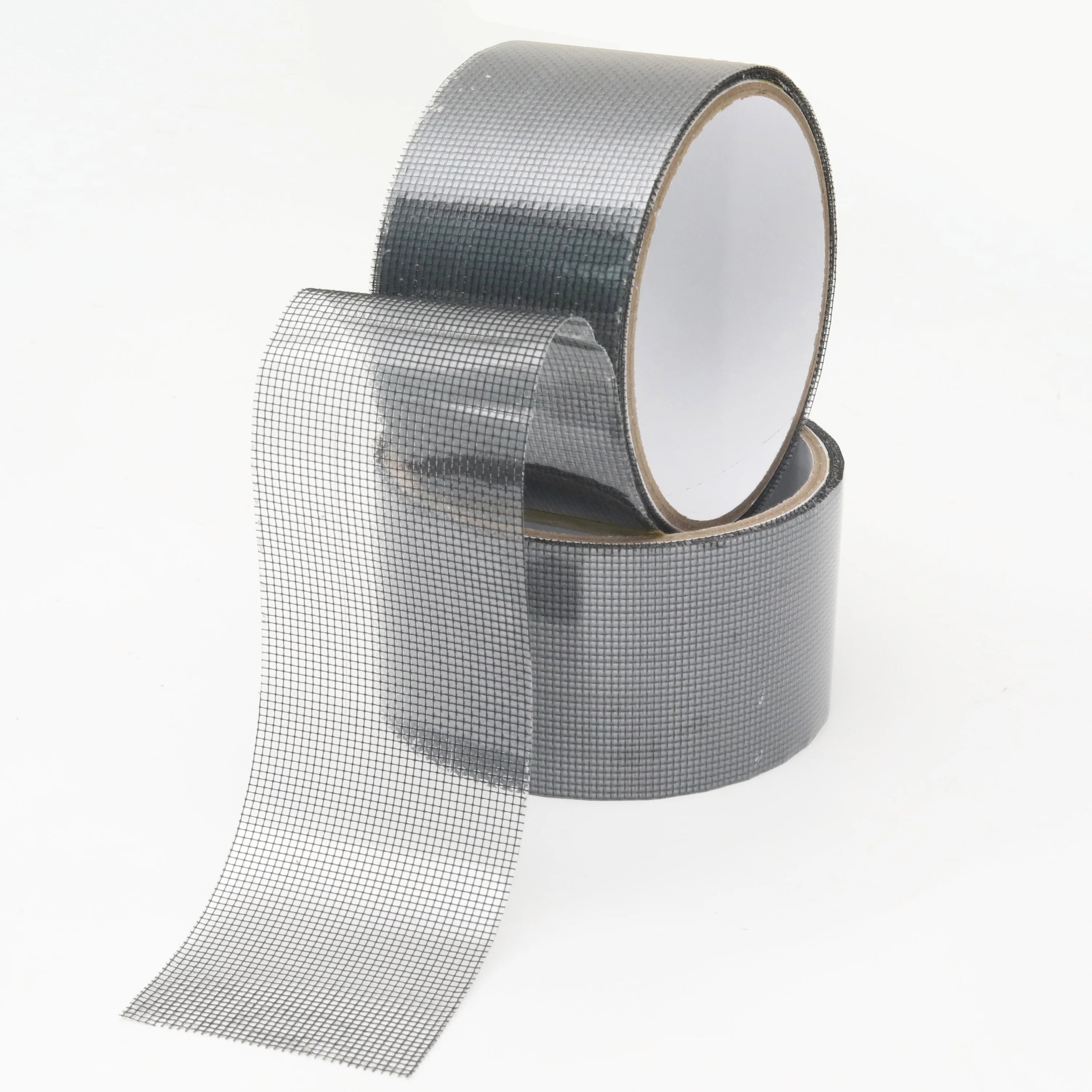 Black Fiberglass Covered Mesh Broken Hole Window Screen Repair Tape Black Self-adhesive Window Screen Mosquito Net Repair Tape