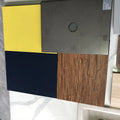 Kino Durable Stainless Steel Kitchen Cabinet Door Panel Acrylic Finish Sink Drawer Slide Hinge Sample One Piece Quality Checking