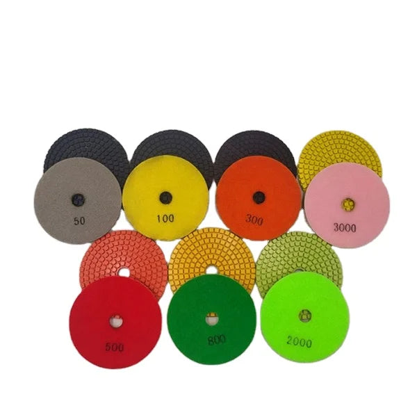100mm Wholesale Tools Diamond Granite Flexible Marble Polish Pads