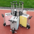 Alilotop SA3 Electric Luggage Scooter Large Size PC Material Motorized Travel Scooter with TSA Lock Outdoor Usage