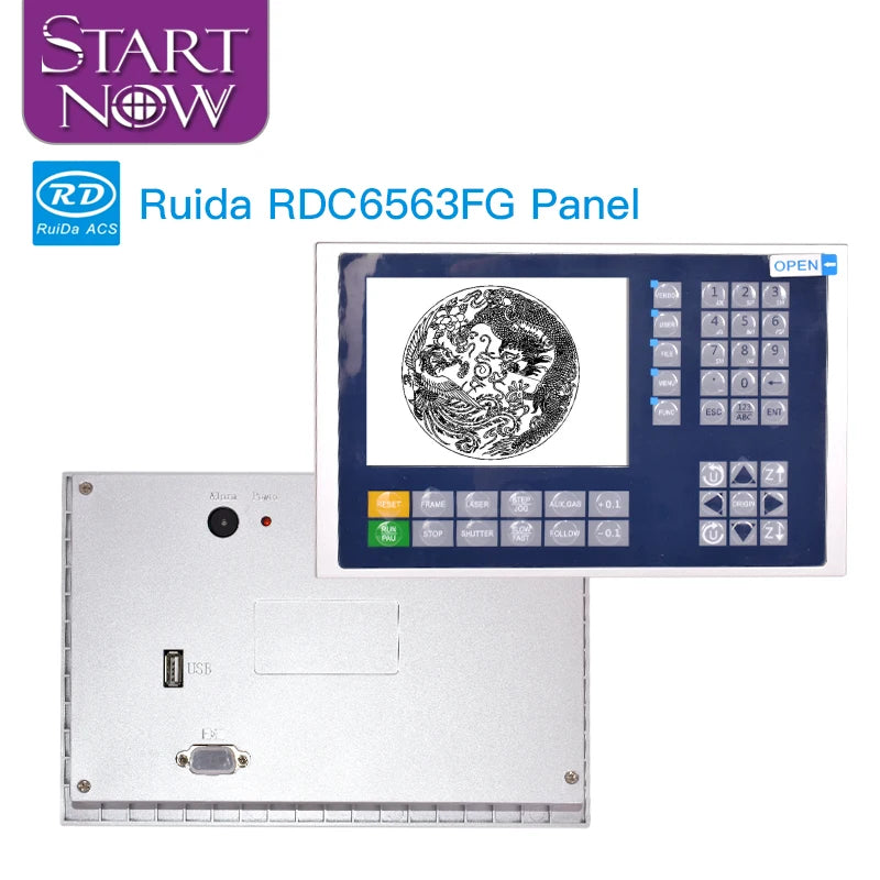 Startnow Ruida RDC6563FG Ruida Wireless Remote Motherboard for Laser Cutting Engraving Machine CO2 Laser Controller System