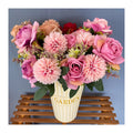 Wholesale Modern Artificial Flower Forever Seven Snow Mountain Roses for Decoration