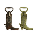 Horshi Heavy Duty Zinc Alloy Flat Bottle Opener Cowboy Boot Anti-Brass Bottle Opener for Party Bar Creative Gift for Horse Lover