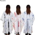 Wanmei Wholesale Cheap Professional Three Color  Beauty Salon Hair Barber Cape with Designs Hair Cutting Barber Shawl