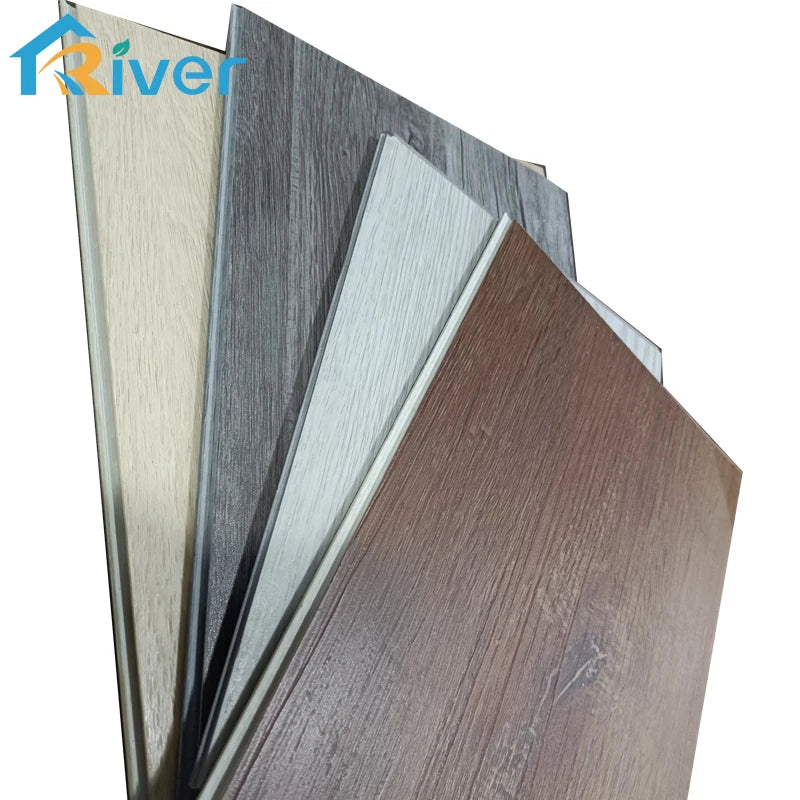 Pisos De Vinilo En China Environmental PVC SPC Click Lock Commerical Vinyl Plank Flooring