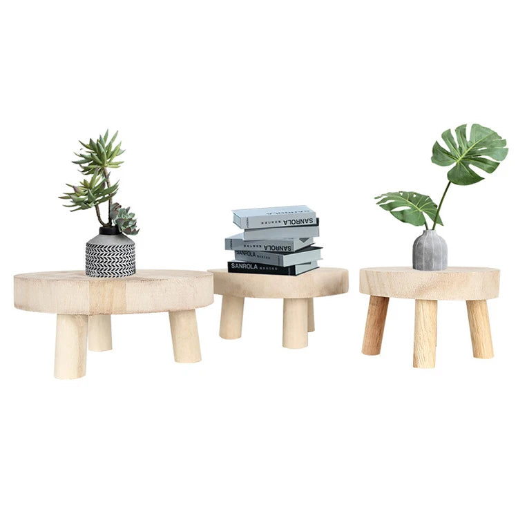 Factory Direct for Paulownia Chinese-style Solid Wood Stool Antique Round Stool