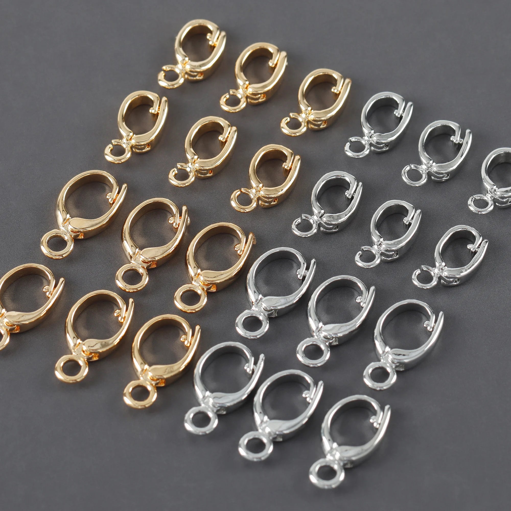 M1087  10pcs/lot Diy Accessoriesconnectorpass REACHnickel Free18k Gold Rhodium Platedcopperhooksjewelry Making