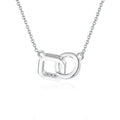 LUOTEEMI Cheap New Arrival Elegant Fashion Hollow Circles Twisted Round Choker Chain Necklace for Women Pendant Jewellery Femme