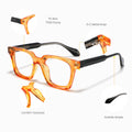 2024 Latest Fashion High Quality TR90 Glasses Women Luxury Anti Blue Lens Optical Glasses Frame Men Custom Eyewear Logo
