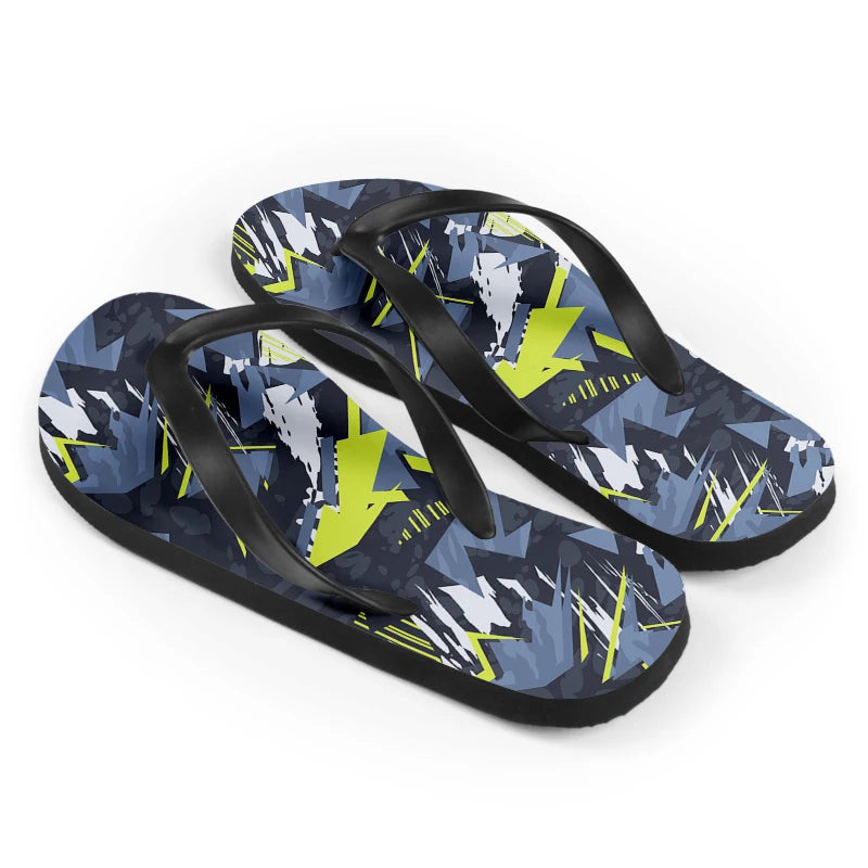 High Quality Cartoon Custom Logo slippers Woman's Beach Sandals Bulk Female Men Flip Flops