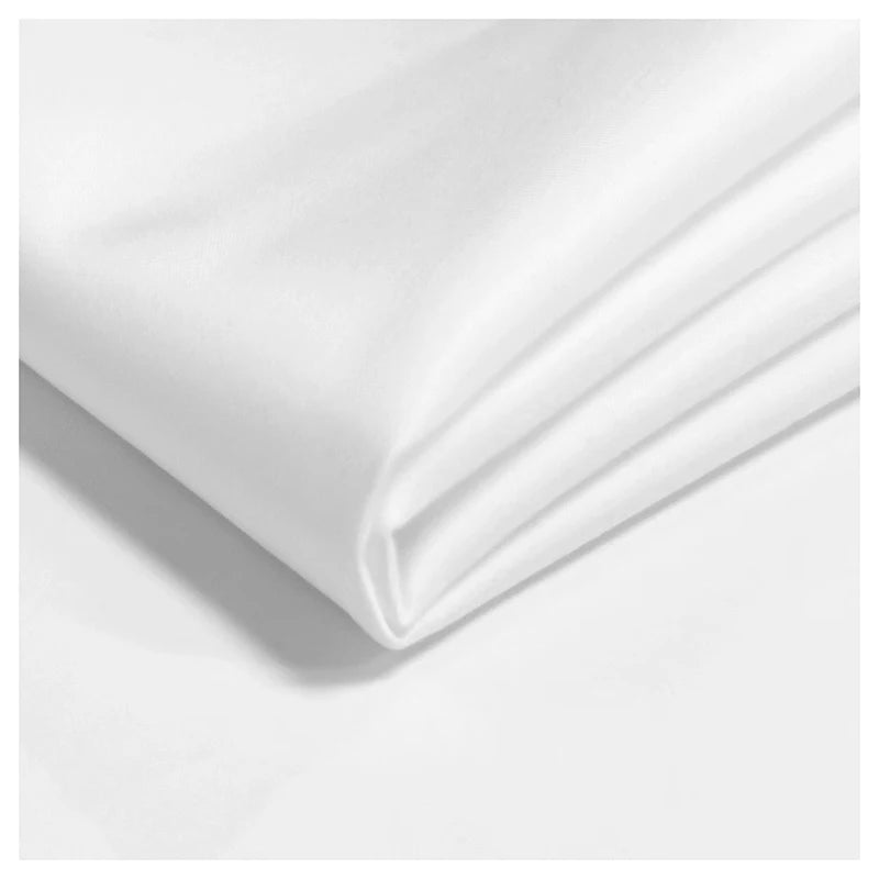 A2186-1 170gsm Wholesale Plain White Cotton Fabric 98% Cotton 2% Spandex Tackle Twill Fabric for Clothing Textile Bed Sheet