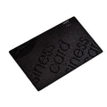 Custom Designed Dual-Sided Matt Black Silver Gold Rose Gold Screen Printed Business Card NFC Tag RFID Metal Magnetic Card
