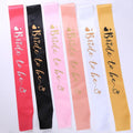 Bachelorette Party Decorations Sash Bride to Be Sash Bride Satin Sash for Bride Shower Bachelorette Party Favors