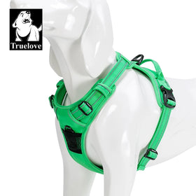 Truelove Wholesale Luxury Strong Reflective Heavy Duty Anti Pull Pet Cat Harness Adjustable Durable Dog Training Vest Walking