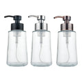 45mm Foam Stainless Steel Pump with Glass clear Big Mouth Bottle