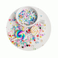 Custom Polymer Clay Candy Lollipop Rainbow Miniature Slime Filling Toy Sets
