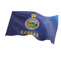 Promotional Product 48h Delivery 3x5ft 100%Polyester Any Logo Screen Printing Used in School Custom Kansas Flag
