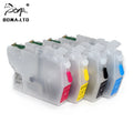 America LC401 LC 401 Emplty Refillable Ink Cartridge for Brother MFC-J1010DW MFC-J1012DW MFC-J1170DW J1010 J1012 J1170 Printers